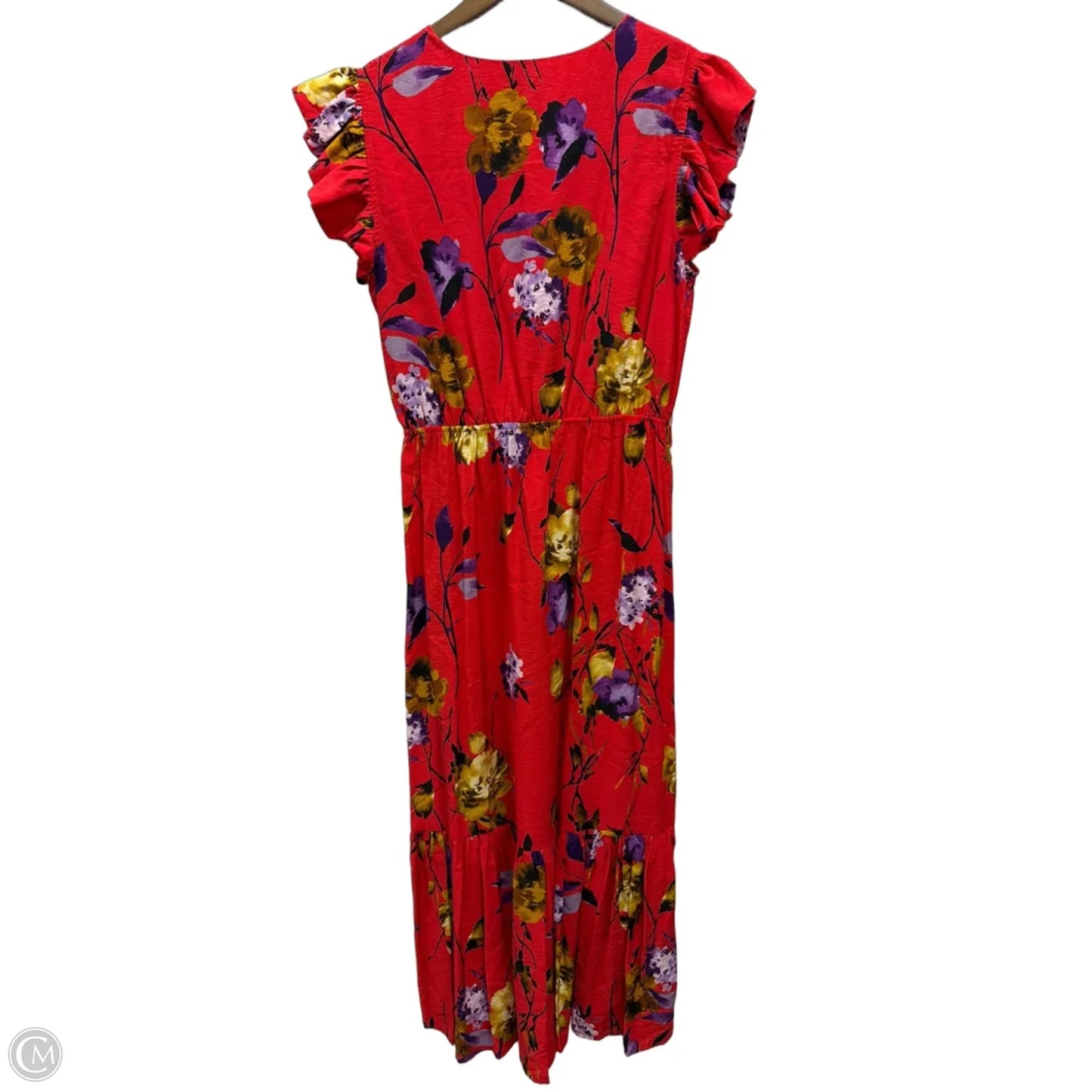Dress Casual Maxi By Sam Edelman In Floral Print, Size: M