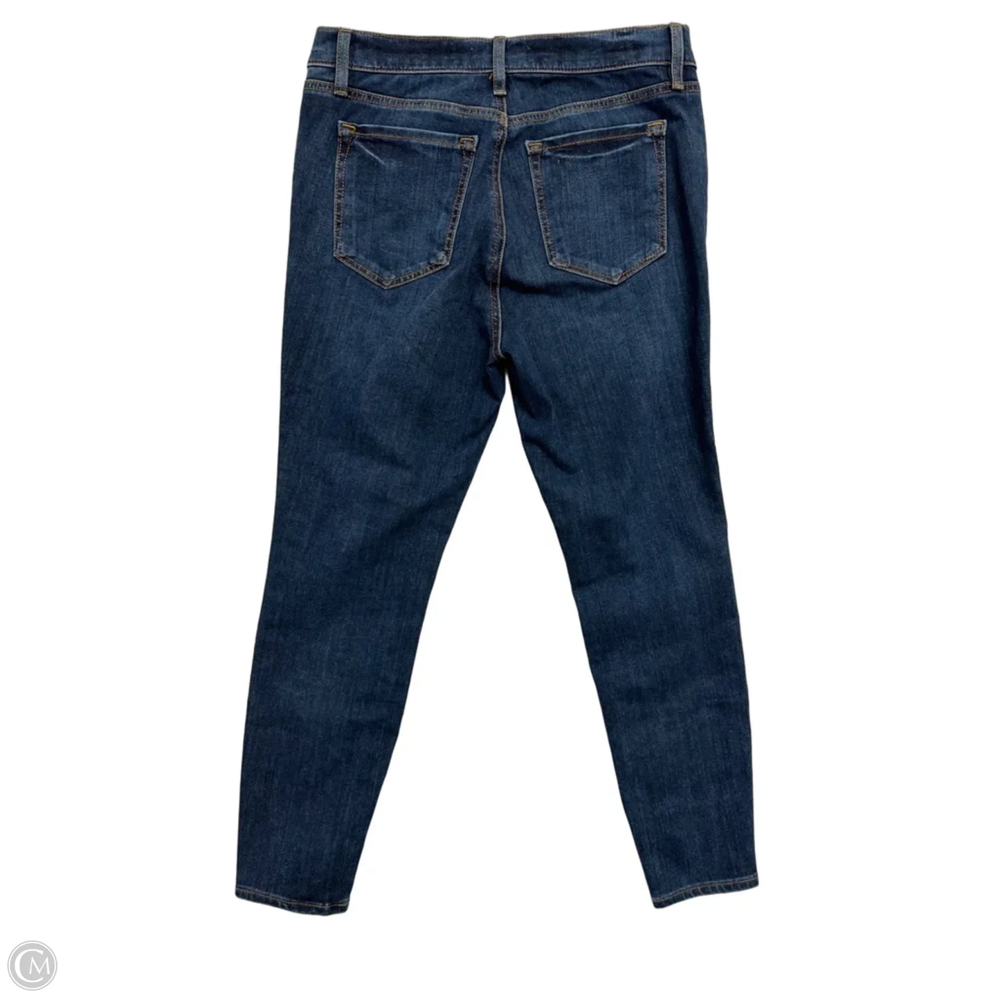 Jeans Skinny By Loft In Blue Denim, Size: 8