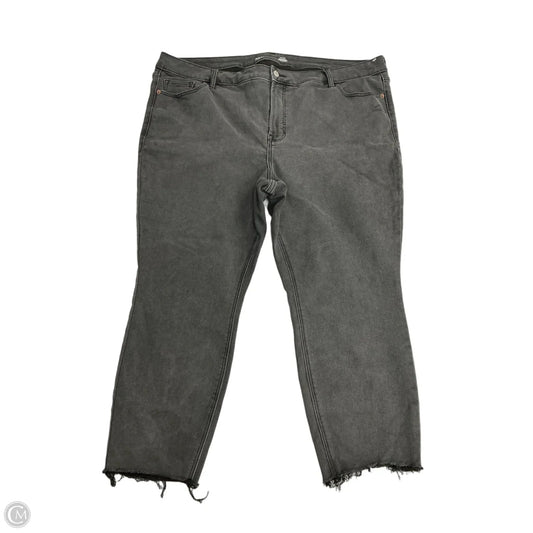 Jeans Cropped By Old Navy In Grey Denim, Size: 24