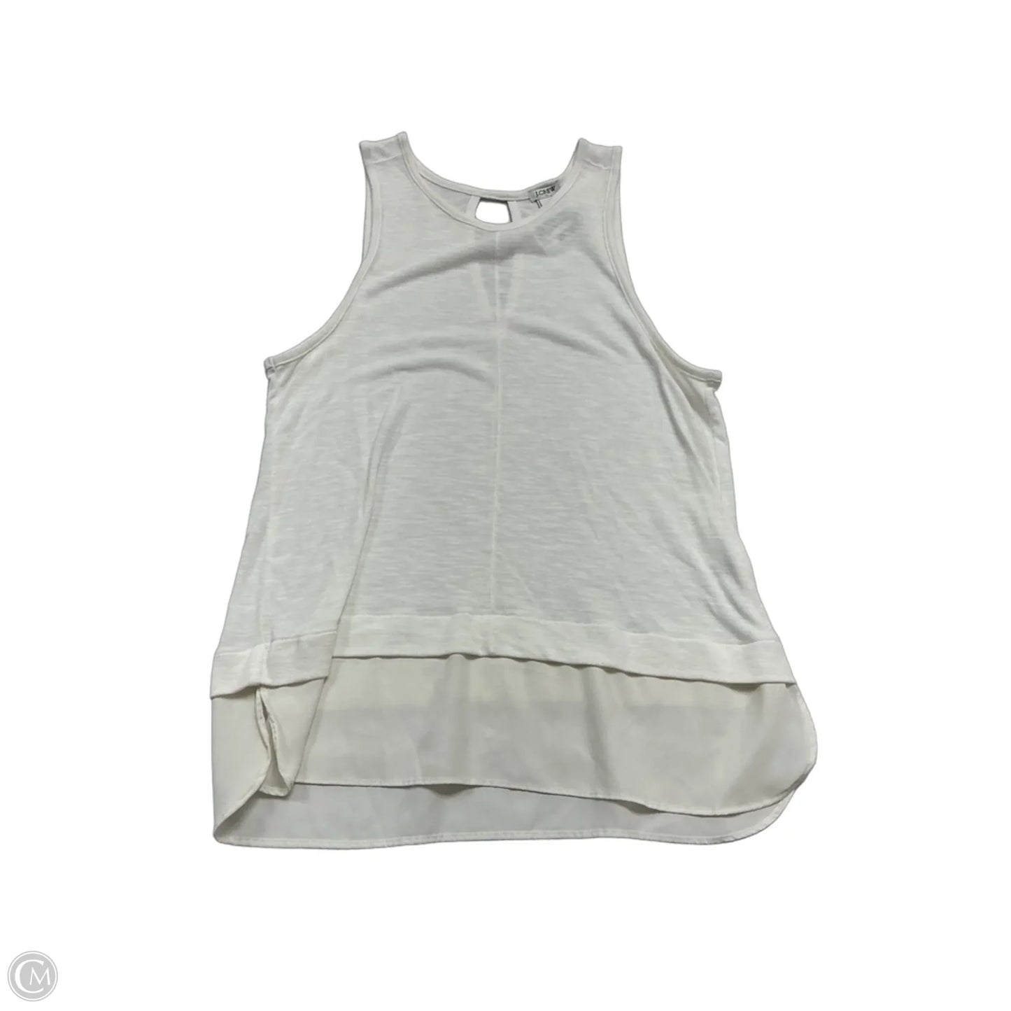 Tank Top By J. Crew In White, Size: L