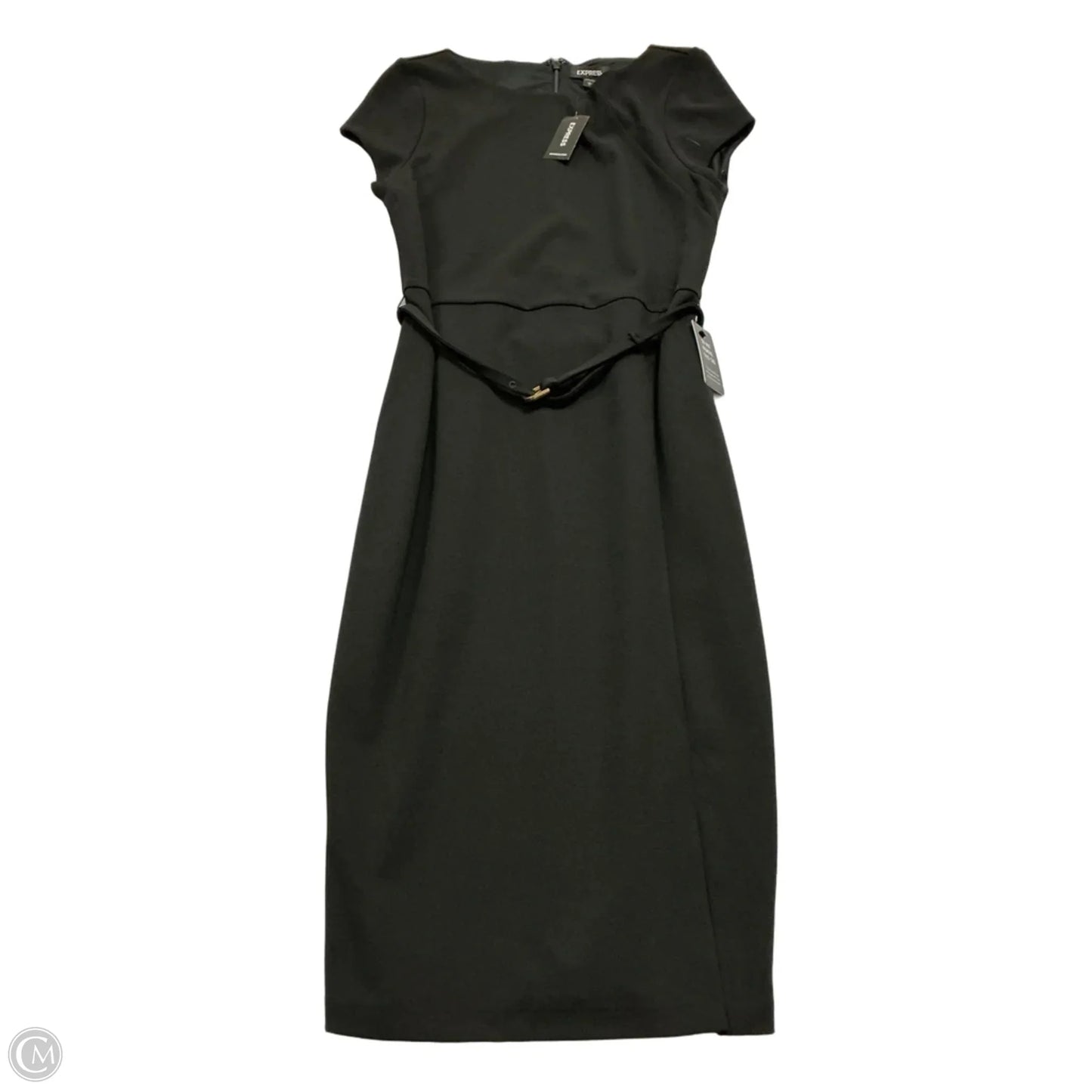 Dress Casual Midi By Express In Black, Size: S