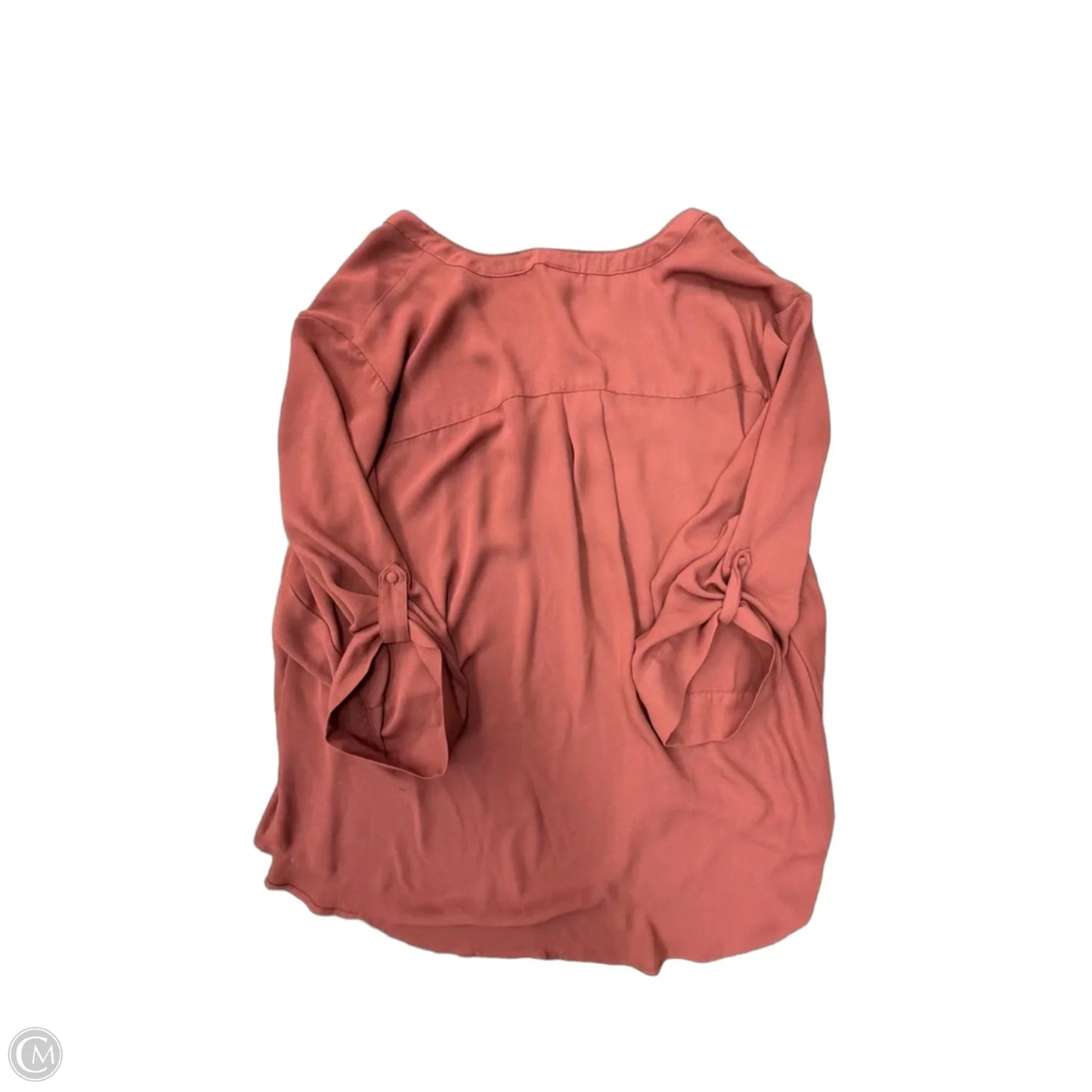 Top 3/4 Sleeve By Torrid In Brown, Size: 3x