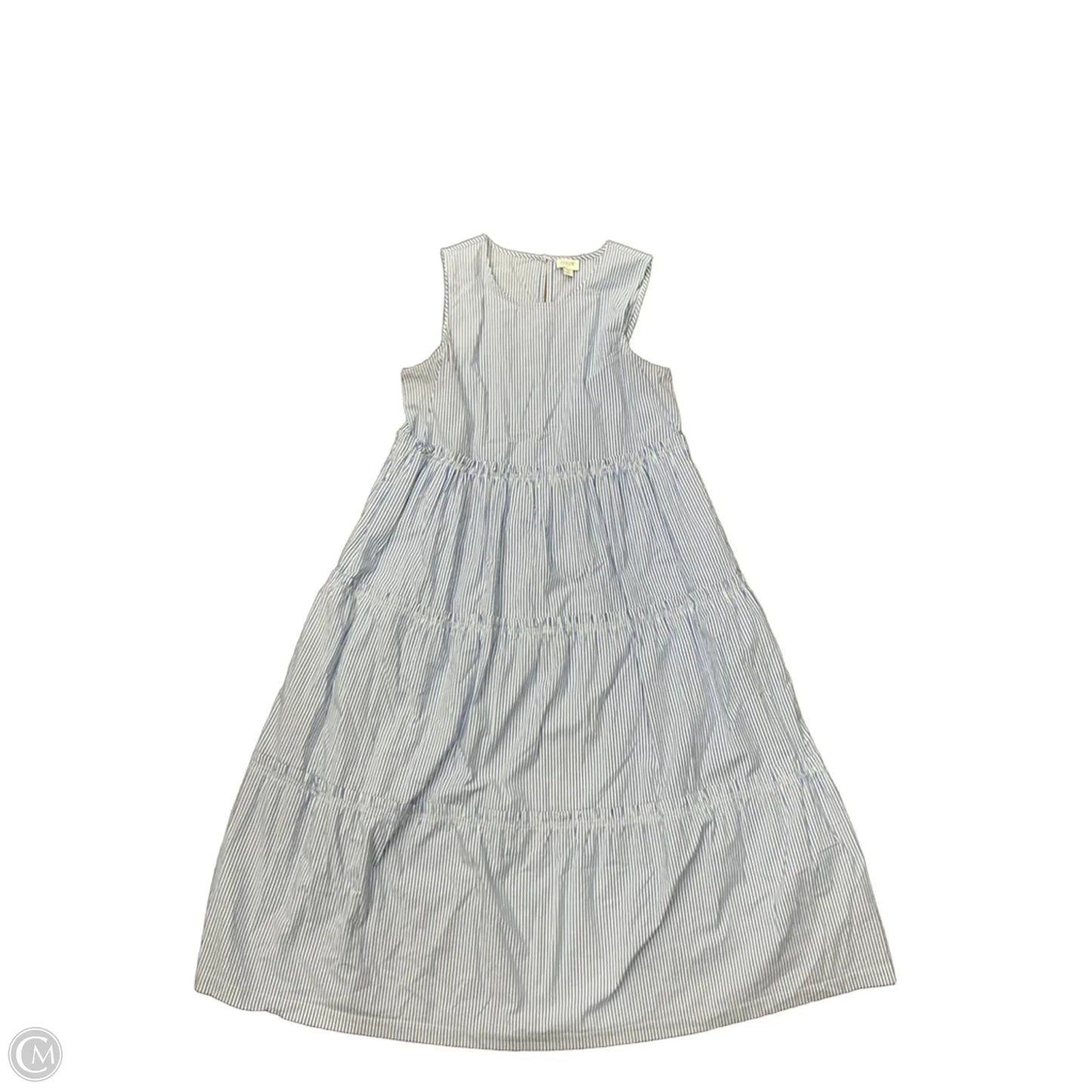 Dress Casual Maxi By J. Crew In Striped Pattern, Size: M