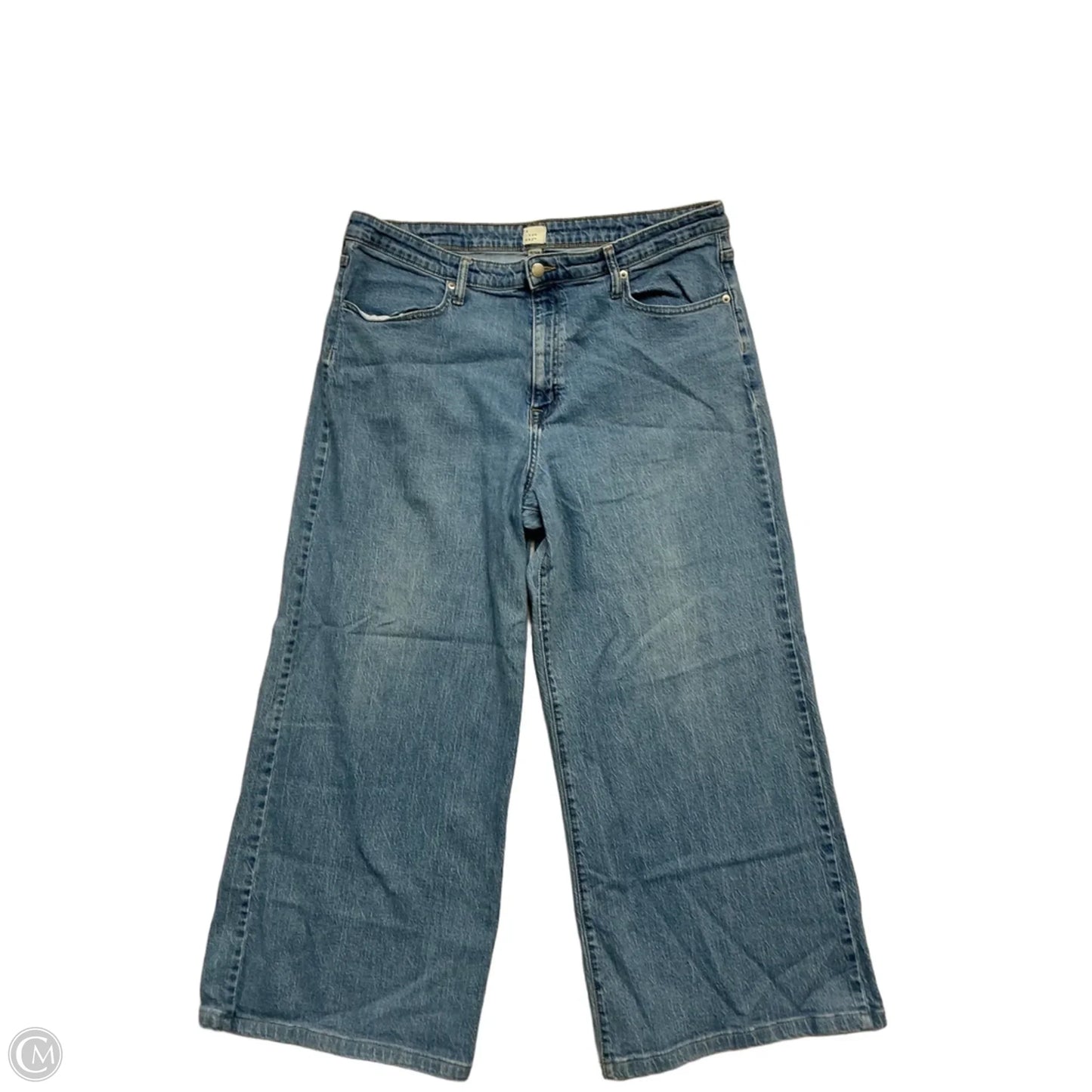 Jeans Wide Leg By A New Day In Blue Denim, Size: 18