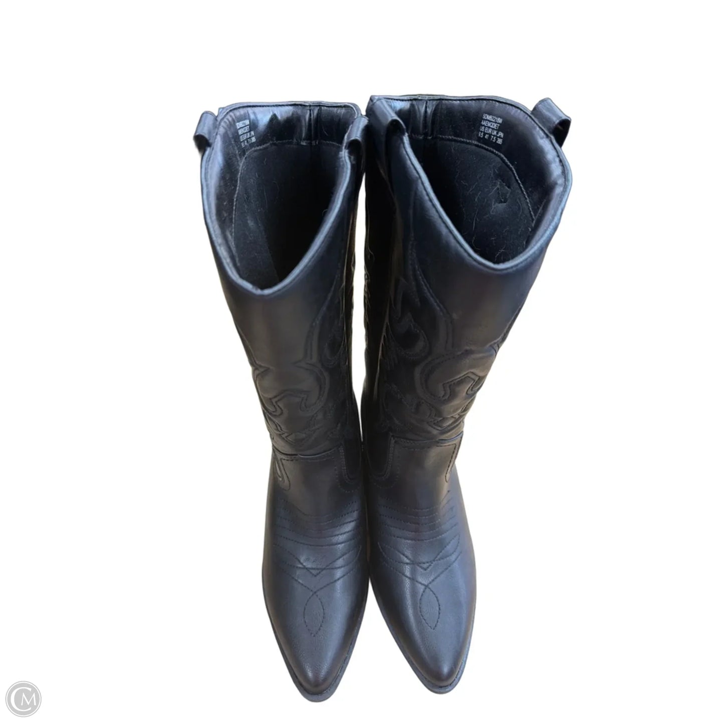 Boots Western By Dream Pairs In Black, Size: 9.5