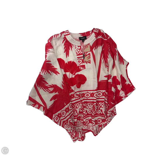 Top Short Sleeve By Gigio In Red & White, Size: S
