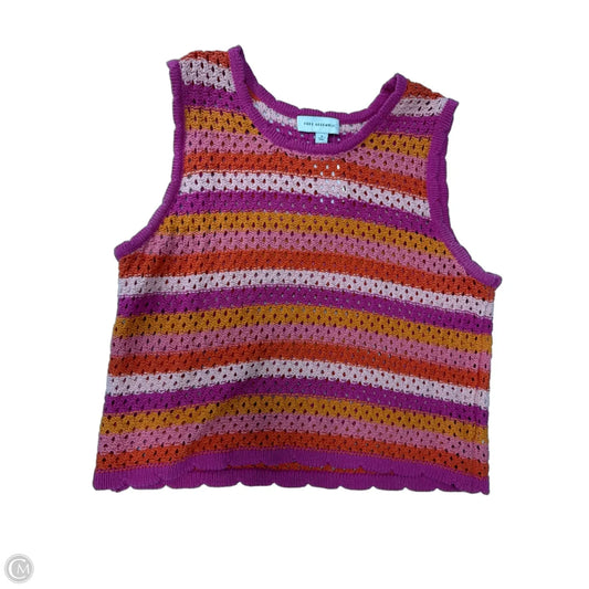 Vest Sweater By Free Assembly In Multi-colored, Size: S