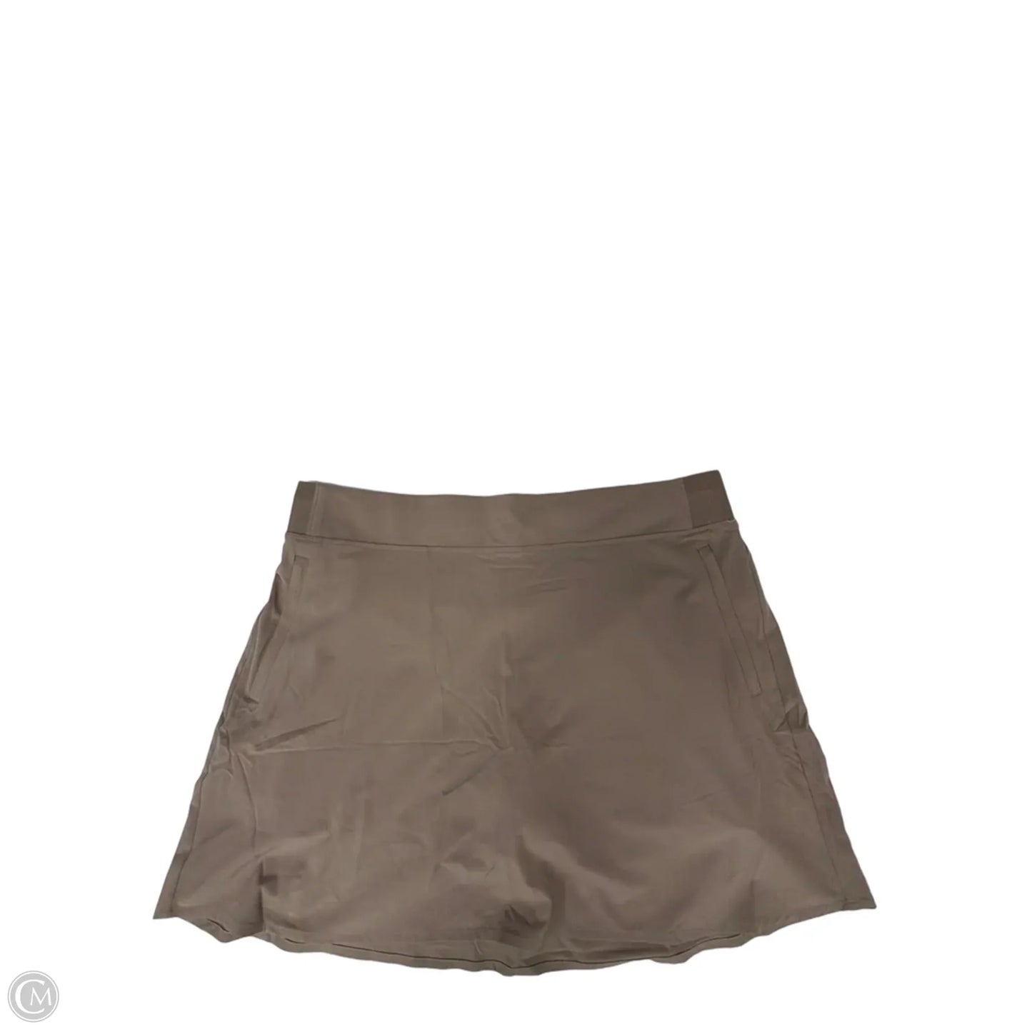 Athletic Skort By Athleta In Tan, Size: Xl