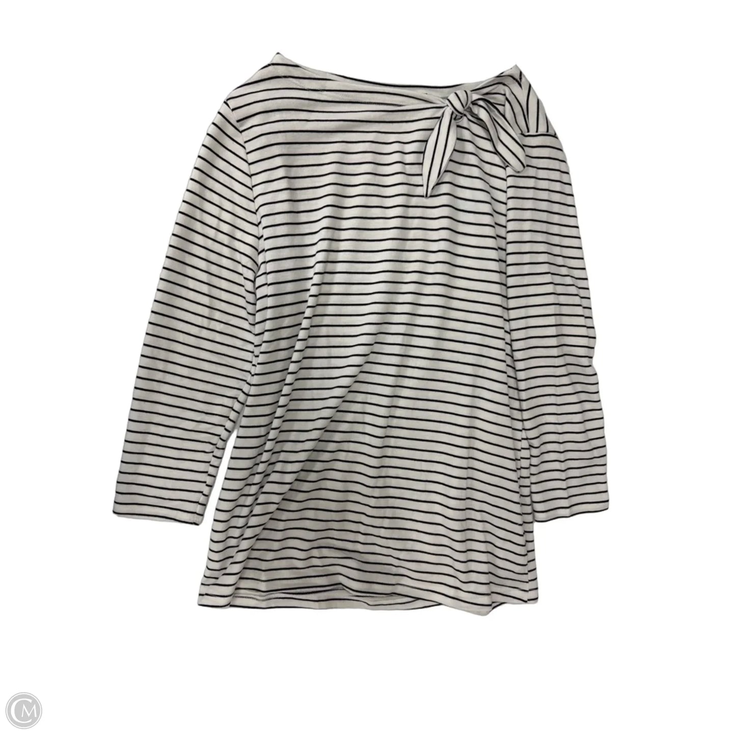Top Long Sleeve By Pink Clover In Striped Pattern, Size: L