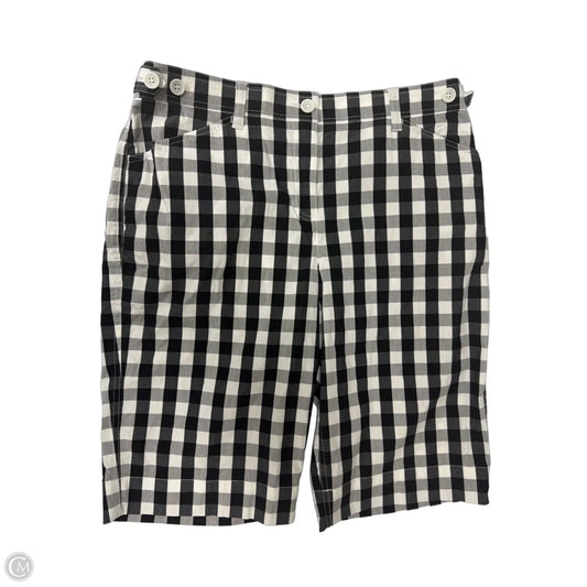 Shorts By Jones New York In Checkered Pattern, Size: 10