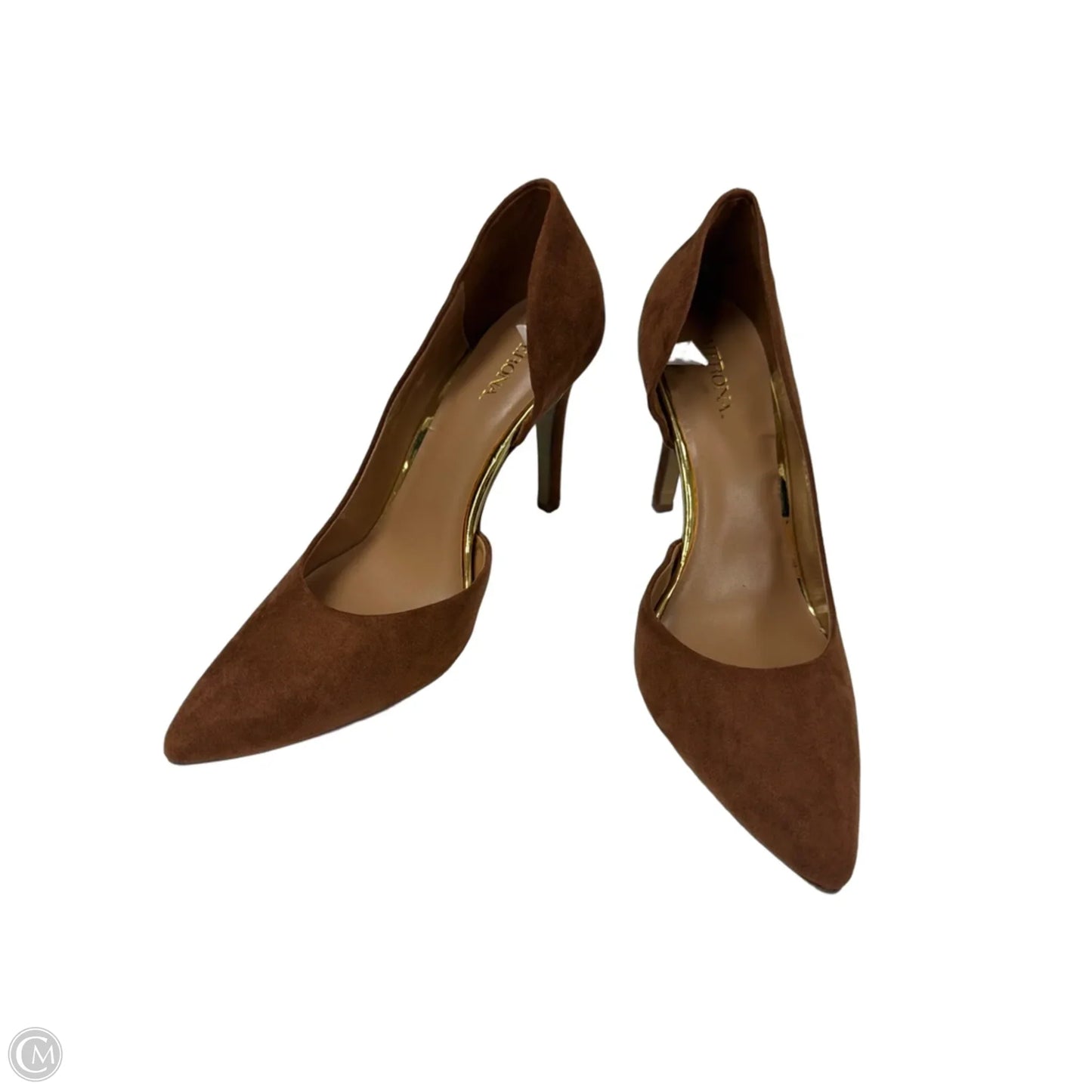 Shoes Heels Stiletto By Merona In Brown, Size: 7.5