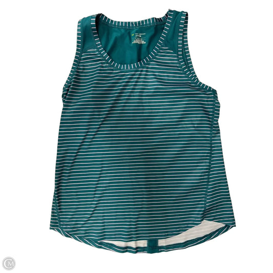 Athletic Tank Top By Tek Gear In Striped Pattern, Size: L