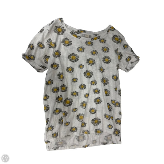 Top Short Sleeve By The Sweatshirt Project In Floral Print, Size: S