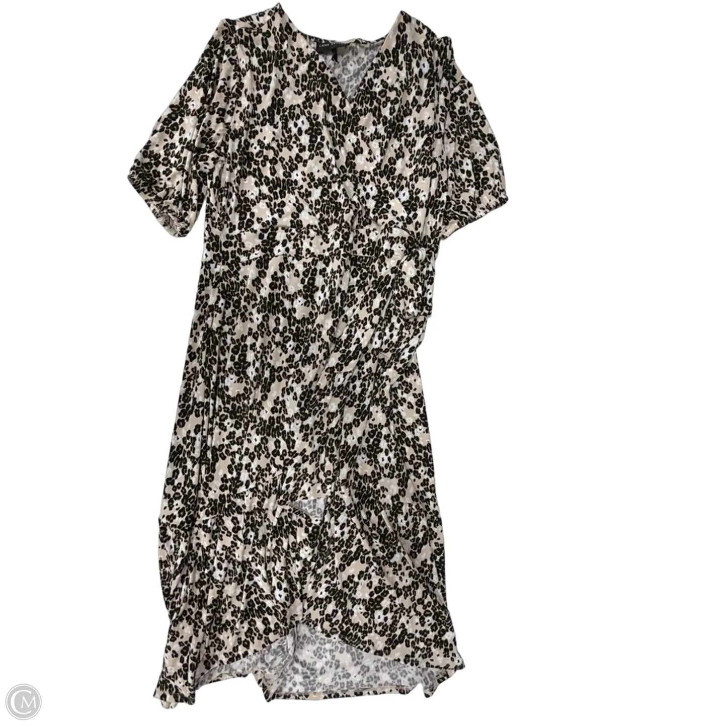 Dress Casual Midi By Lane Bryant In Animal Print, Size: Xl