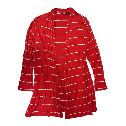 Cardigan By Lands End In Striped Pattern, Size: 1x