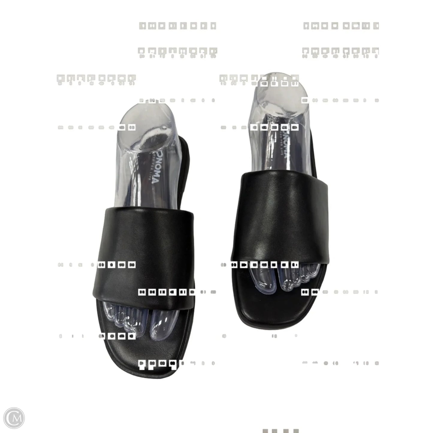 Sandals Flats By Sonoma In Black, Size: 9