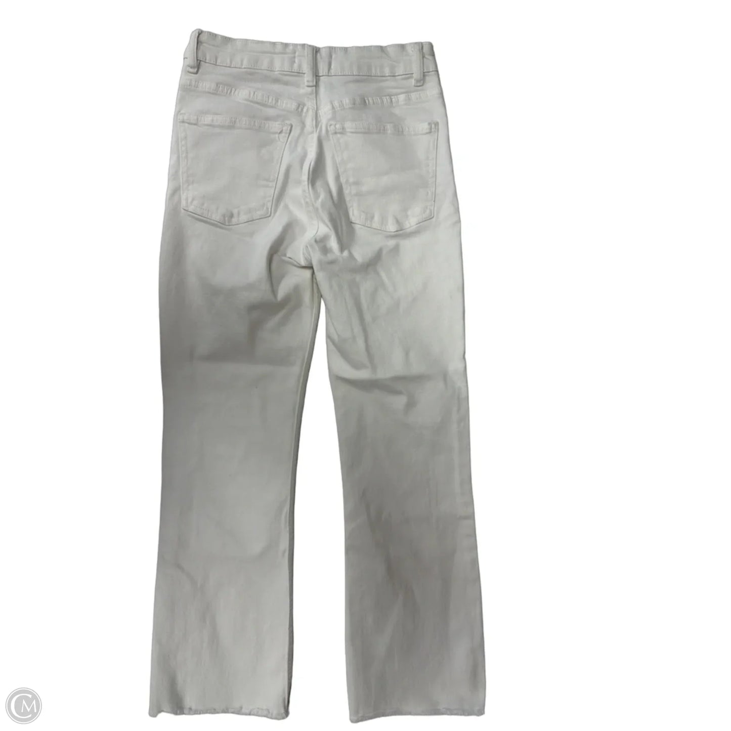 Jeans Cropped By Zara In White, Size: 4