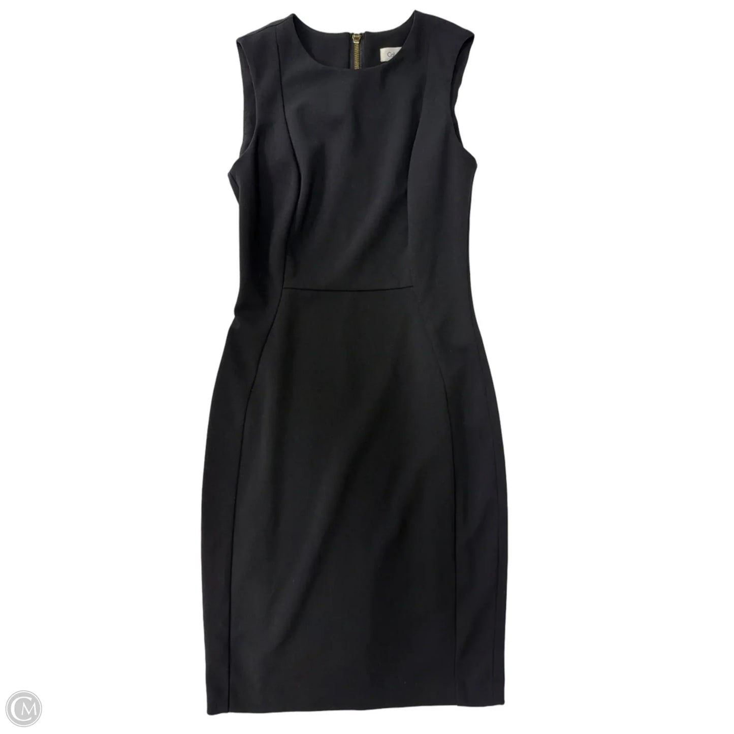 Dress Work By Calvin Klein In Black, Size: Xs
