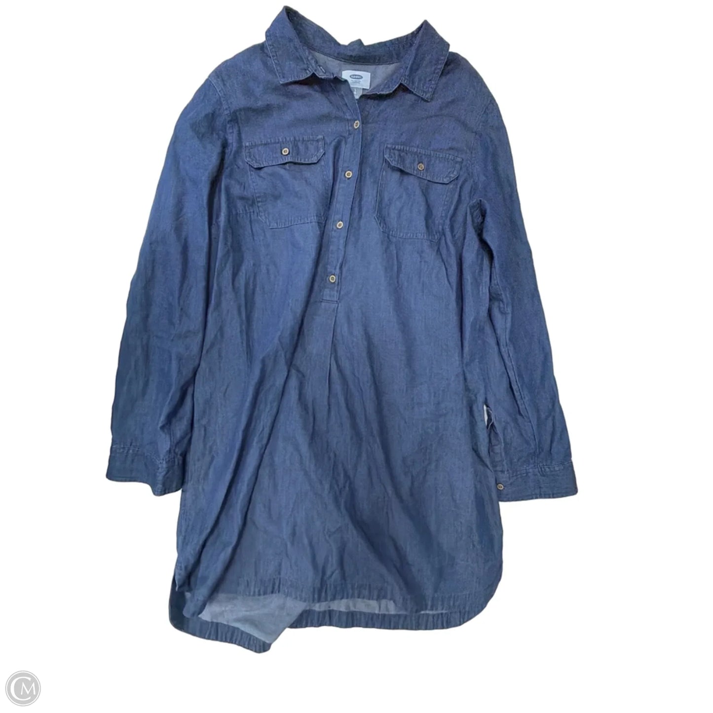 Dress Casual Short By Old Navy In Blue Denim, Size: L
