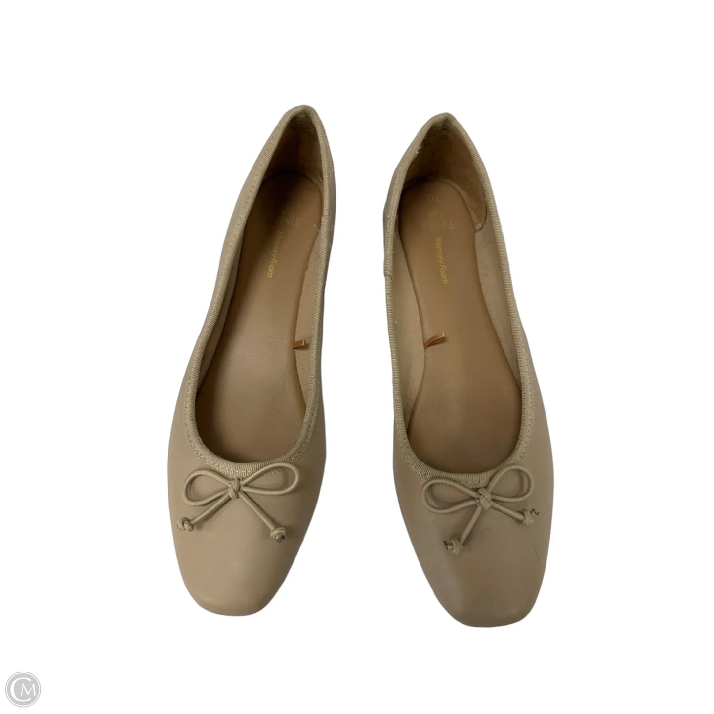 Shoes Flats By Time And Tru In Tan, Size: 10
