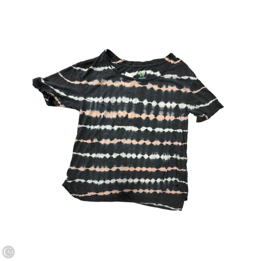 Top Short Sleeve By Green Tea In Tie Dye Print, Size: M