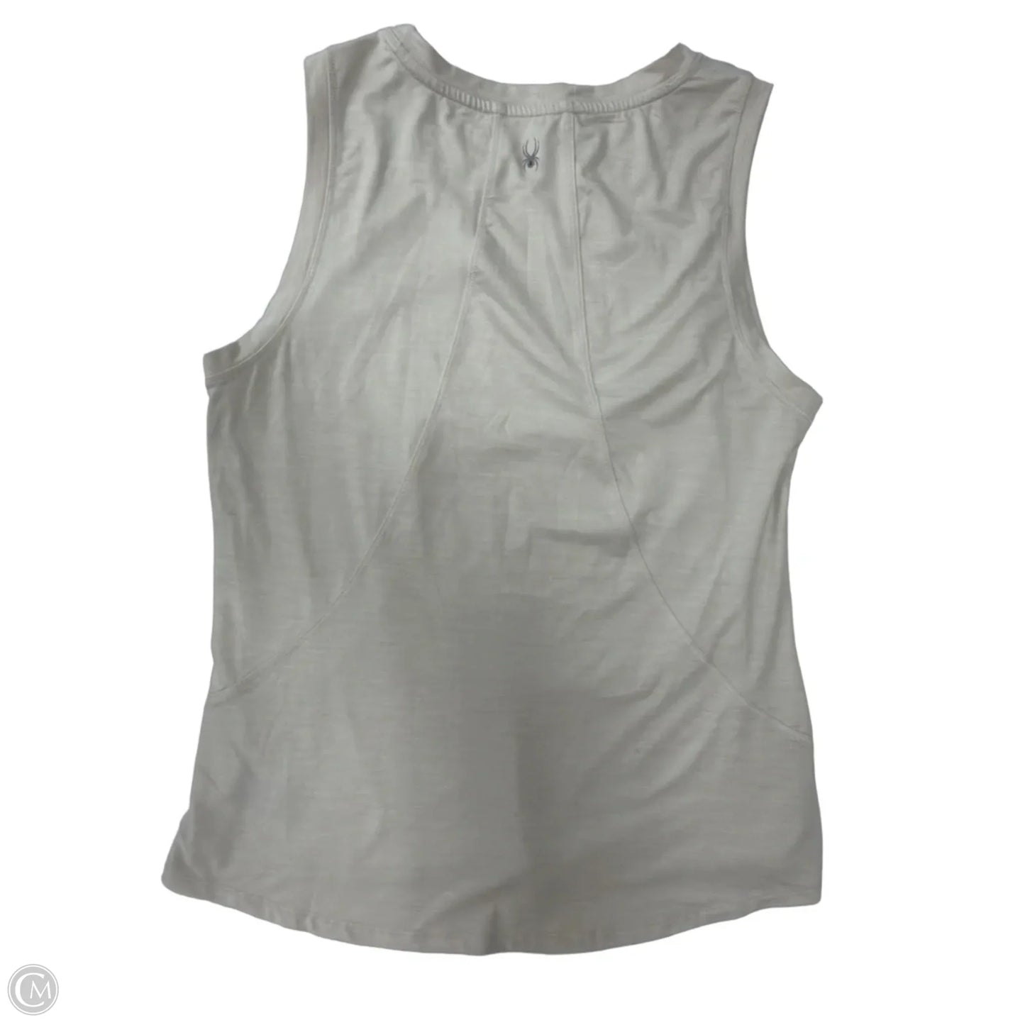 Athletic Tank Top By Spyder In Cream, Size: M