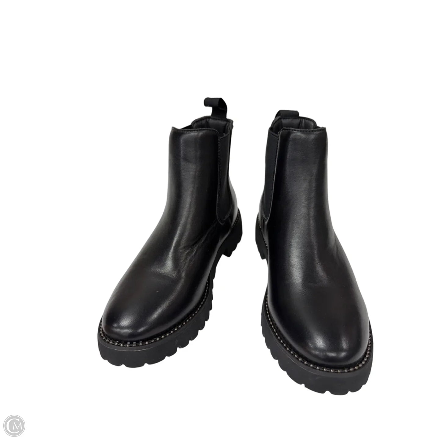 Boots Ankle Flats By Clothes Mentor In Black, Size: 7