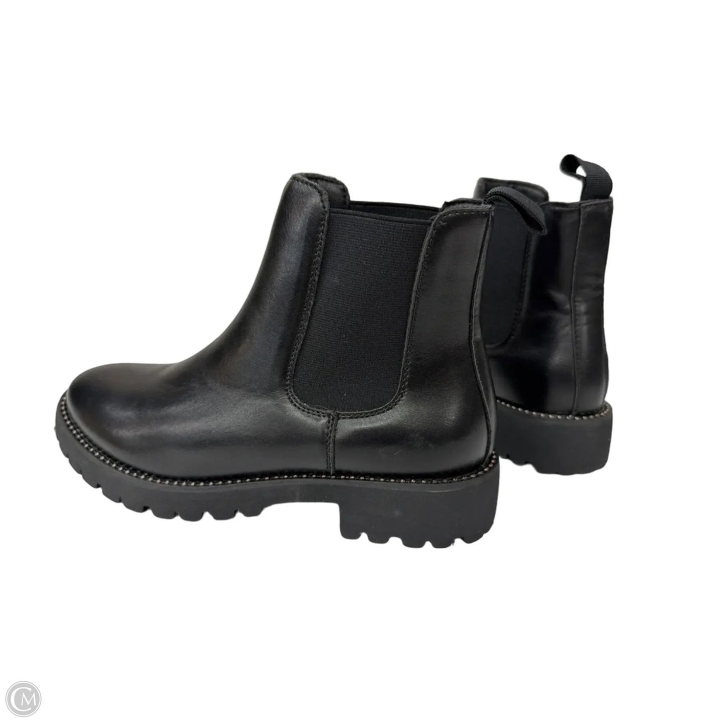 Boots Ankle Flats By Clothes Mentor In Black, Size: 7