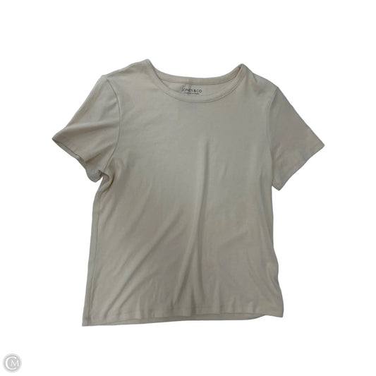 Top Short Sleeve By Jones And Co In Floral Print, Size: L
