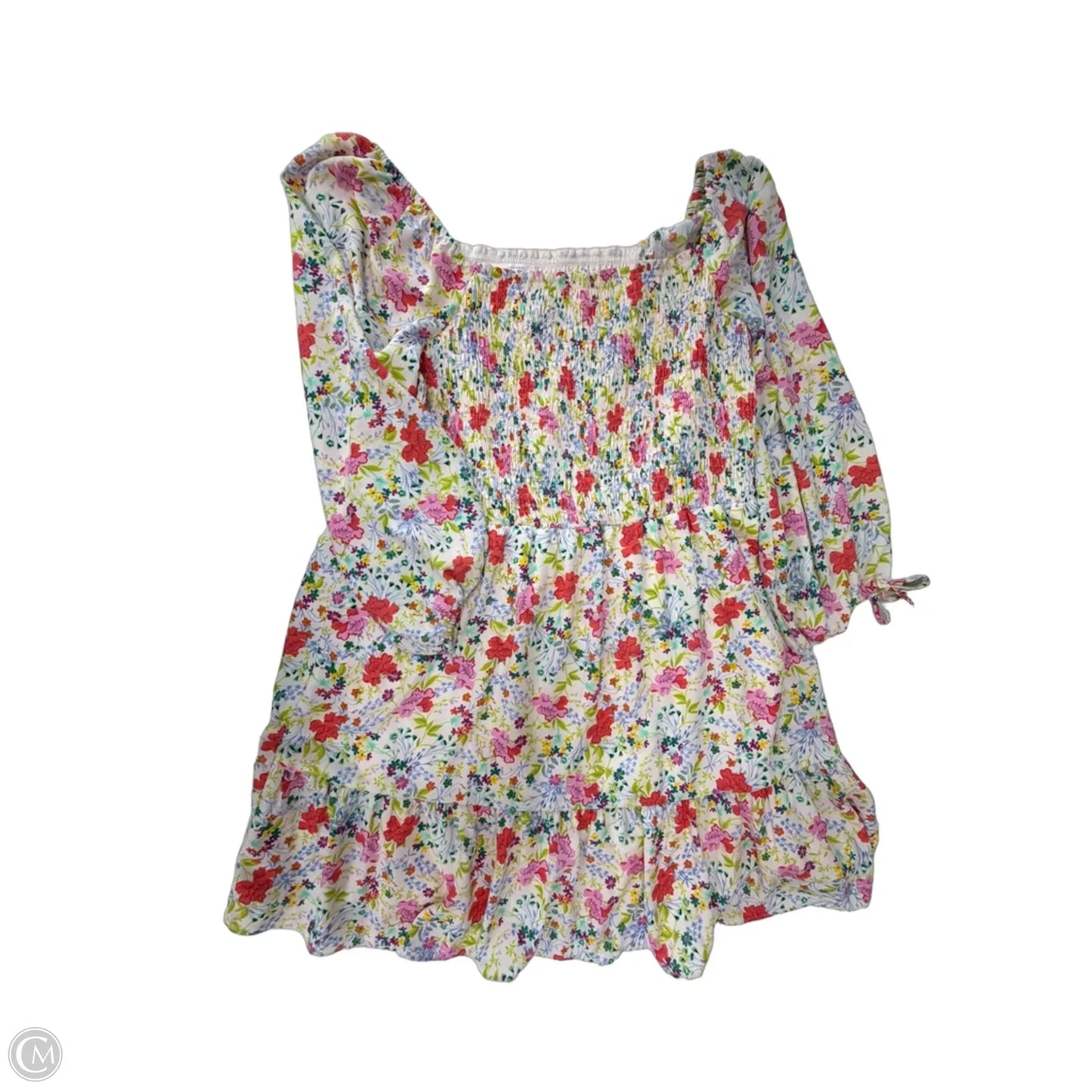 Dress Casual Short By Lc Lauren Conrad In Floral Print, Size: 1x