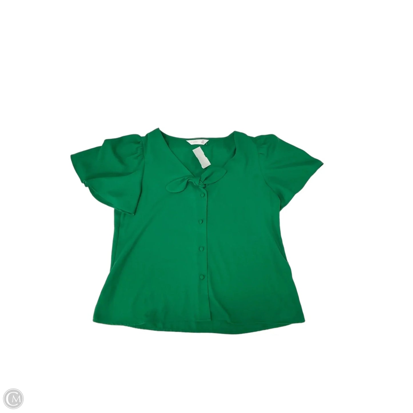 Top Short Sleeve By Lc Lauren Conrad In Green, Size: Sp