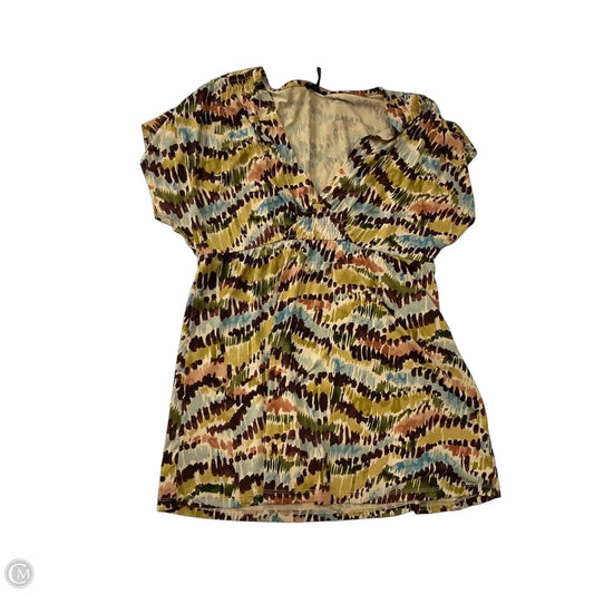 Top Short Sleeve By Daisy Fuentes In Multi-colored, Size: M