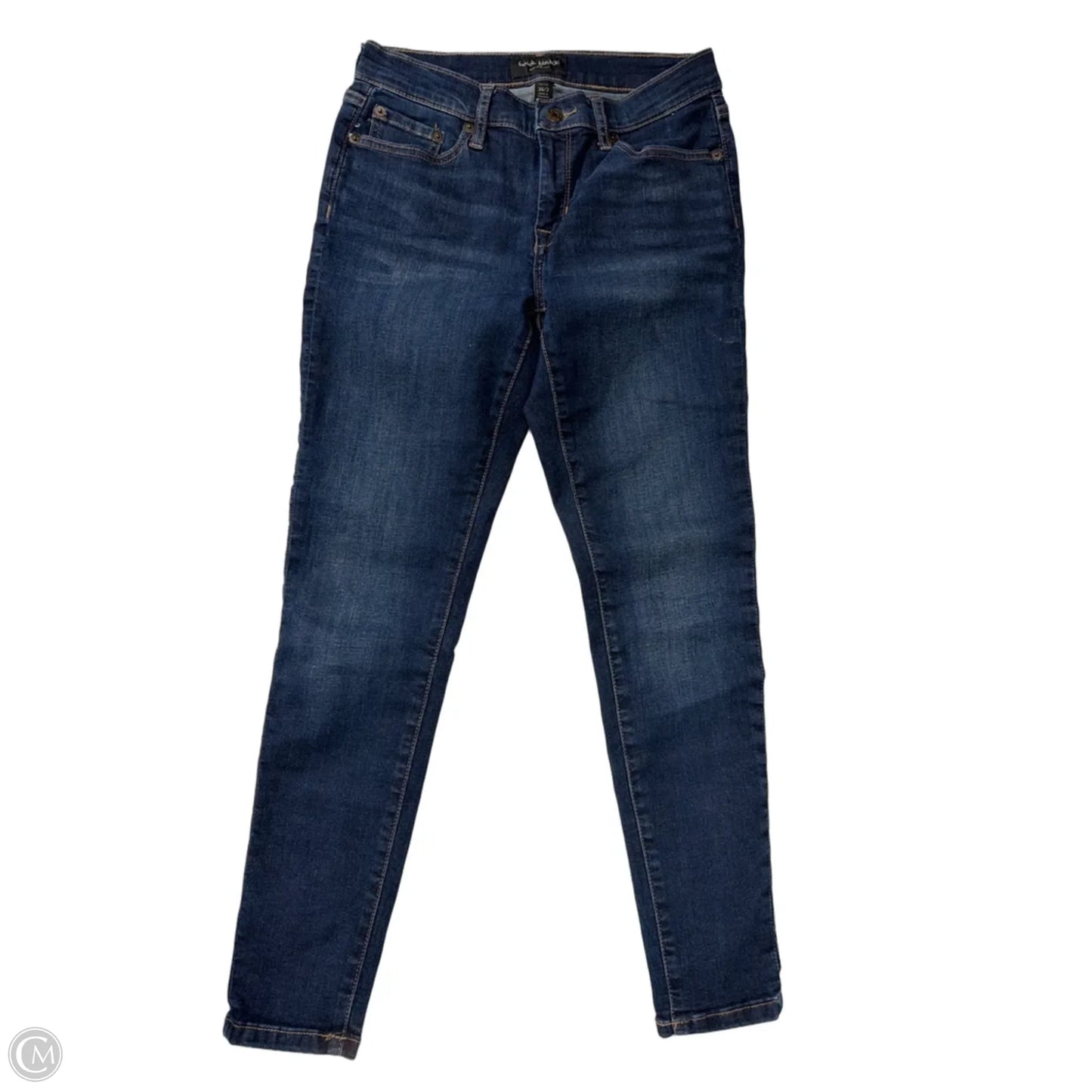 Jeans Skinny By Banana Republic In Blue Denim, Size: 2