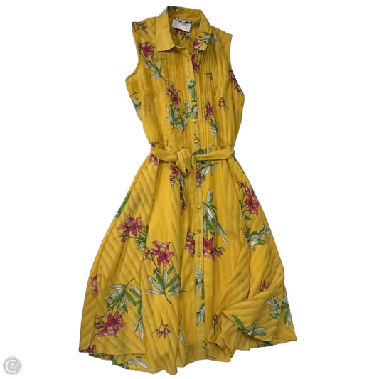 Dress Casual Midi By Nanette By Nanette Lepore In Floral Print, Size: S