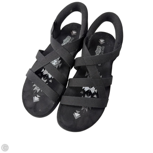 Sandals Flats By Skechers In Black, Size: 7