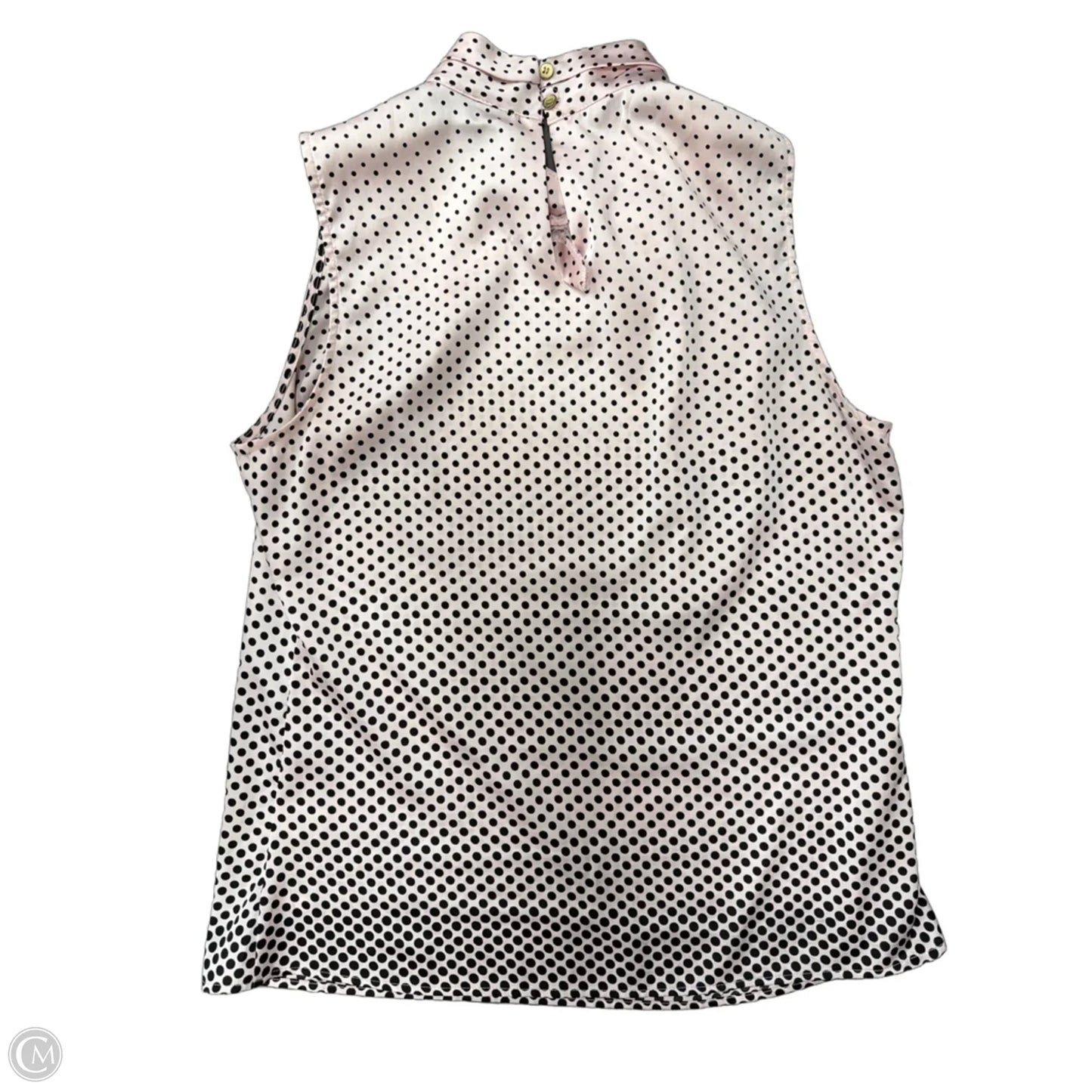 Top Sleeveless By New York And Co In Black & Pink, Size: S