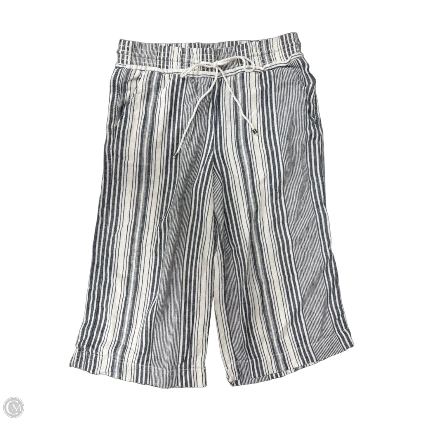 Pants Wide Leg By Time And Tru In Striped Pattern, Size: 8