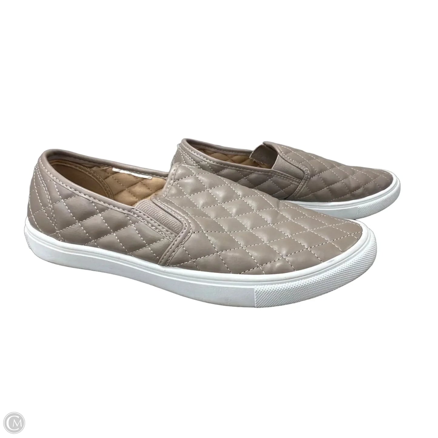 Shoes Sneakers By Just Be In Tan, Size: 9