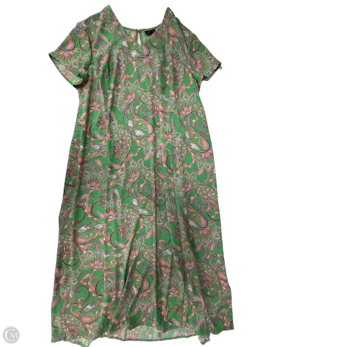 Dress Casual Maxi By J. Jill In Green, Size: Xl