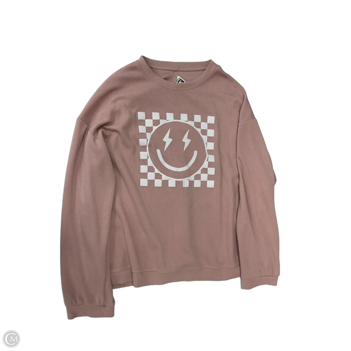 Top Long Sleeve By Clothes Mentor In Pink, Size: 1x