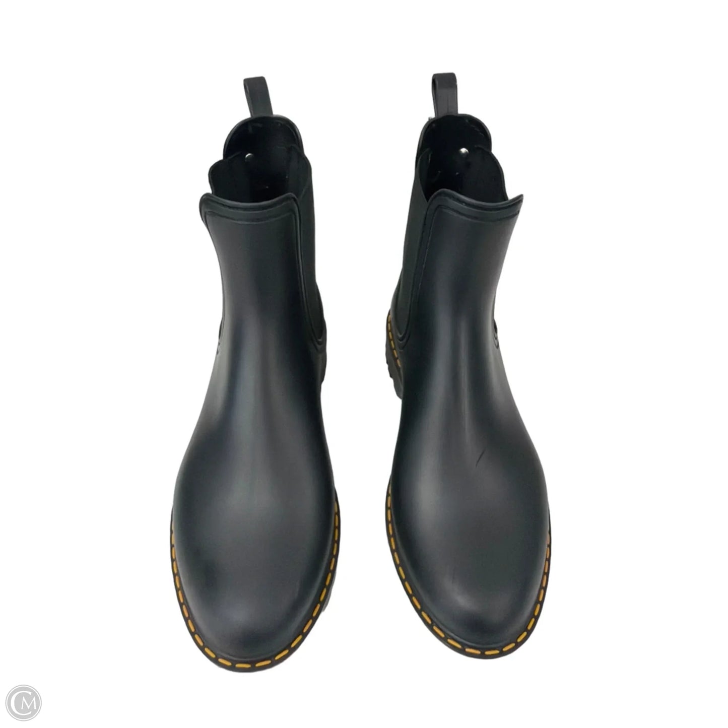 Boots Ankle Flats By Clothes Mentor In Black, Size: 8