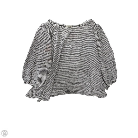 Top Short Sleeve By Max Studio In Black & White, Size: 2x