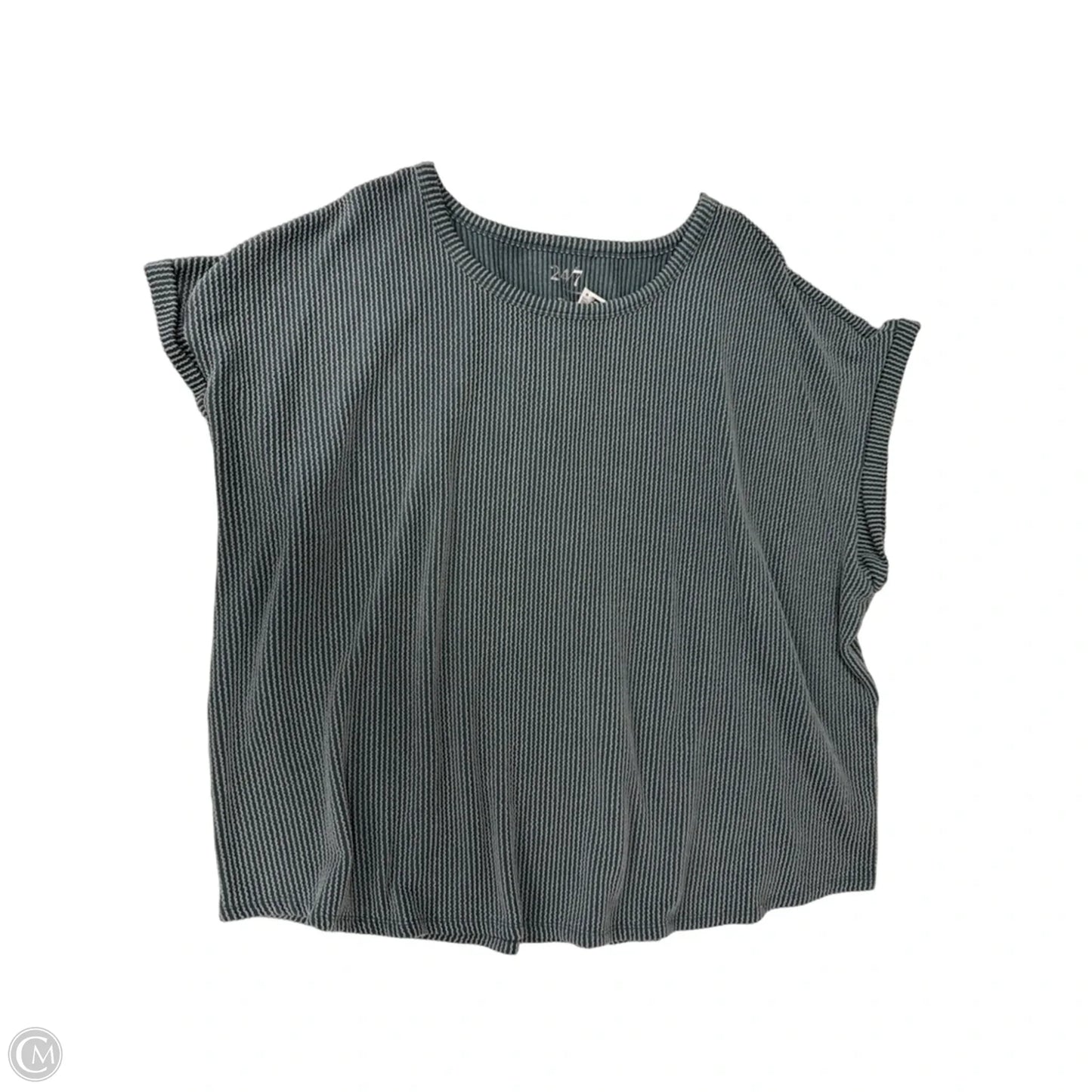Top Short Sleeve By Maurices In Teal, Size: 3x