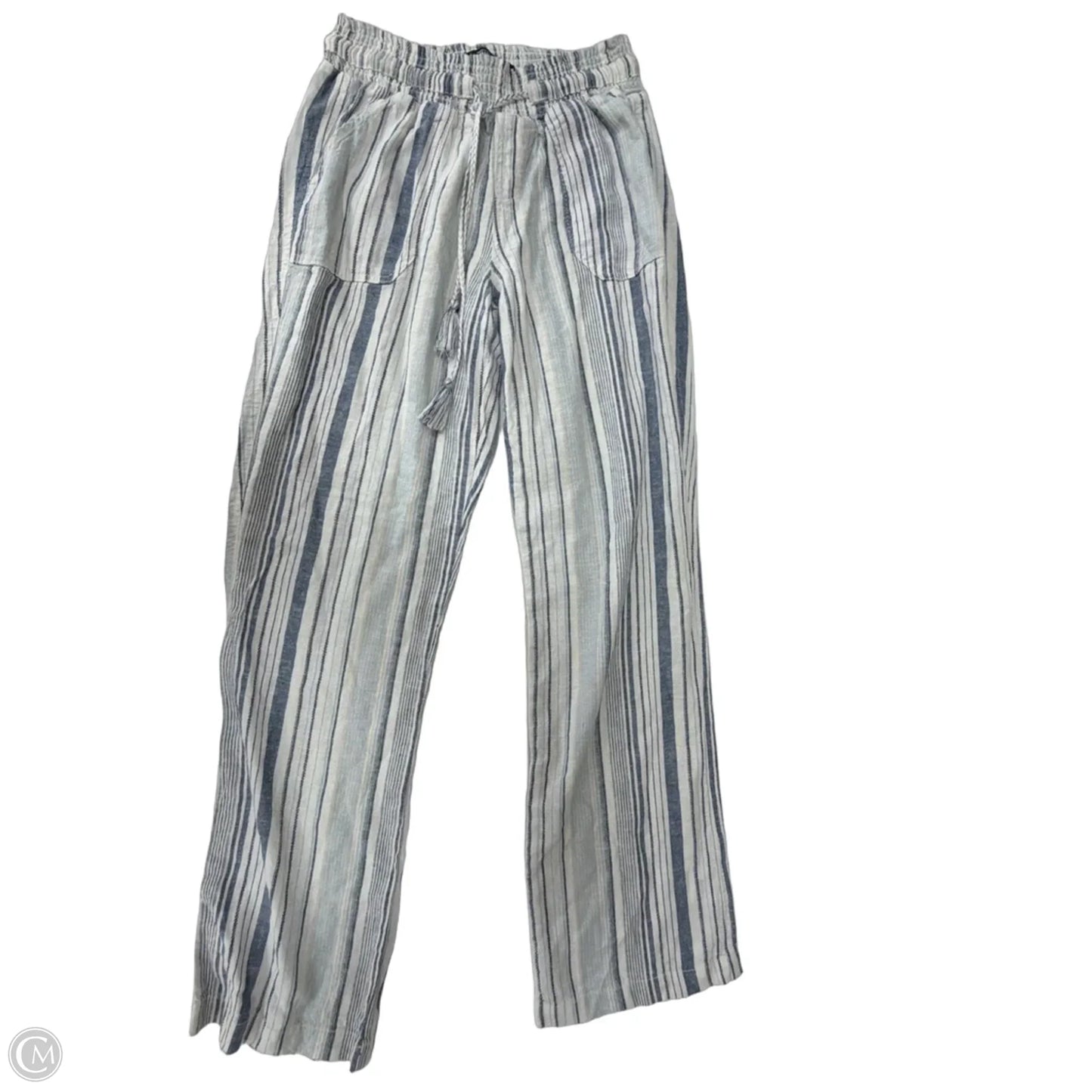 Pants Linen By Rewash In Striped Pattern, Size: 4