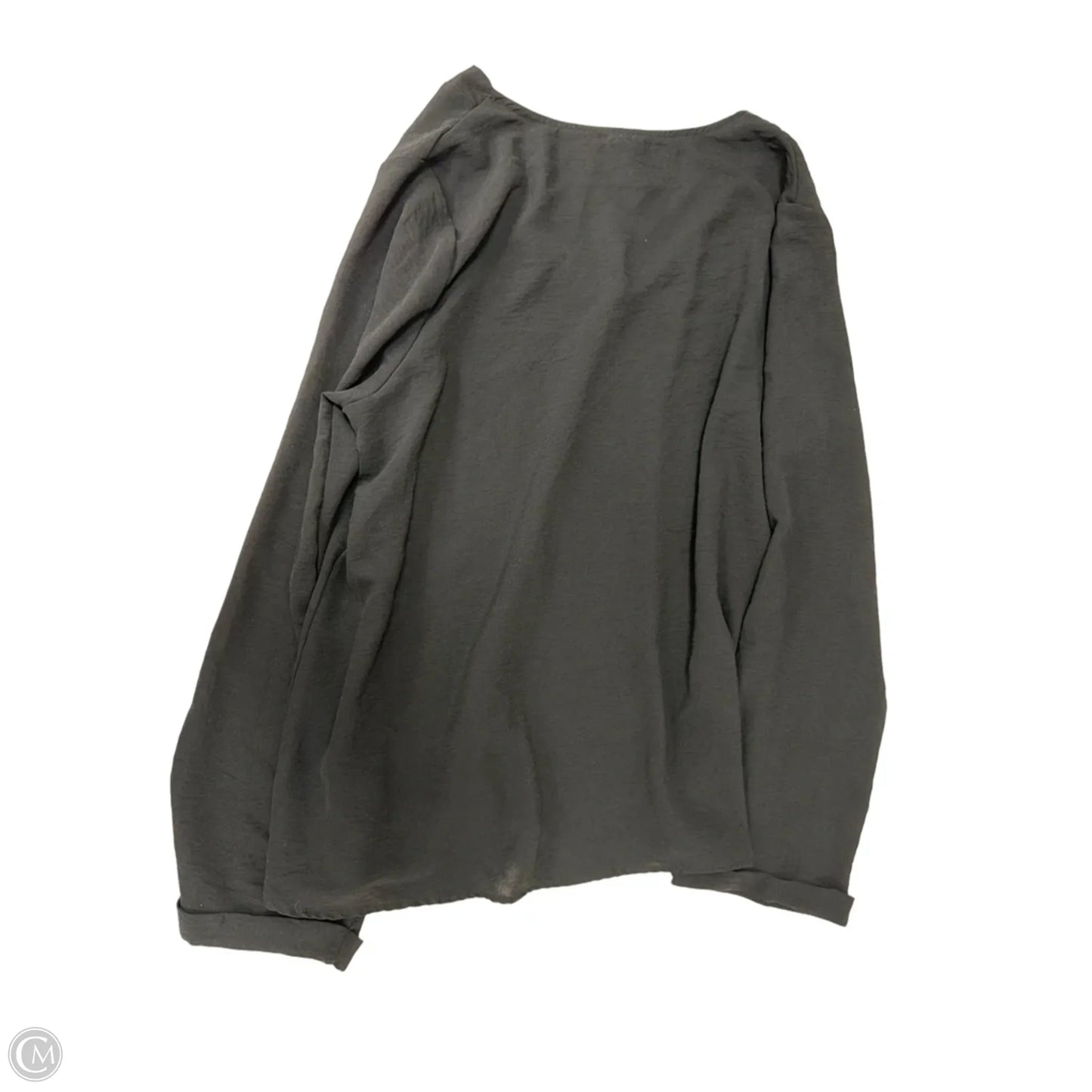 Top Long Sleeve By Cotton Bleu In Black, Size: Xl