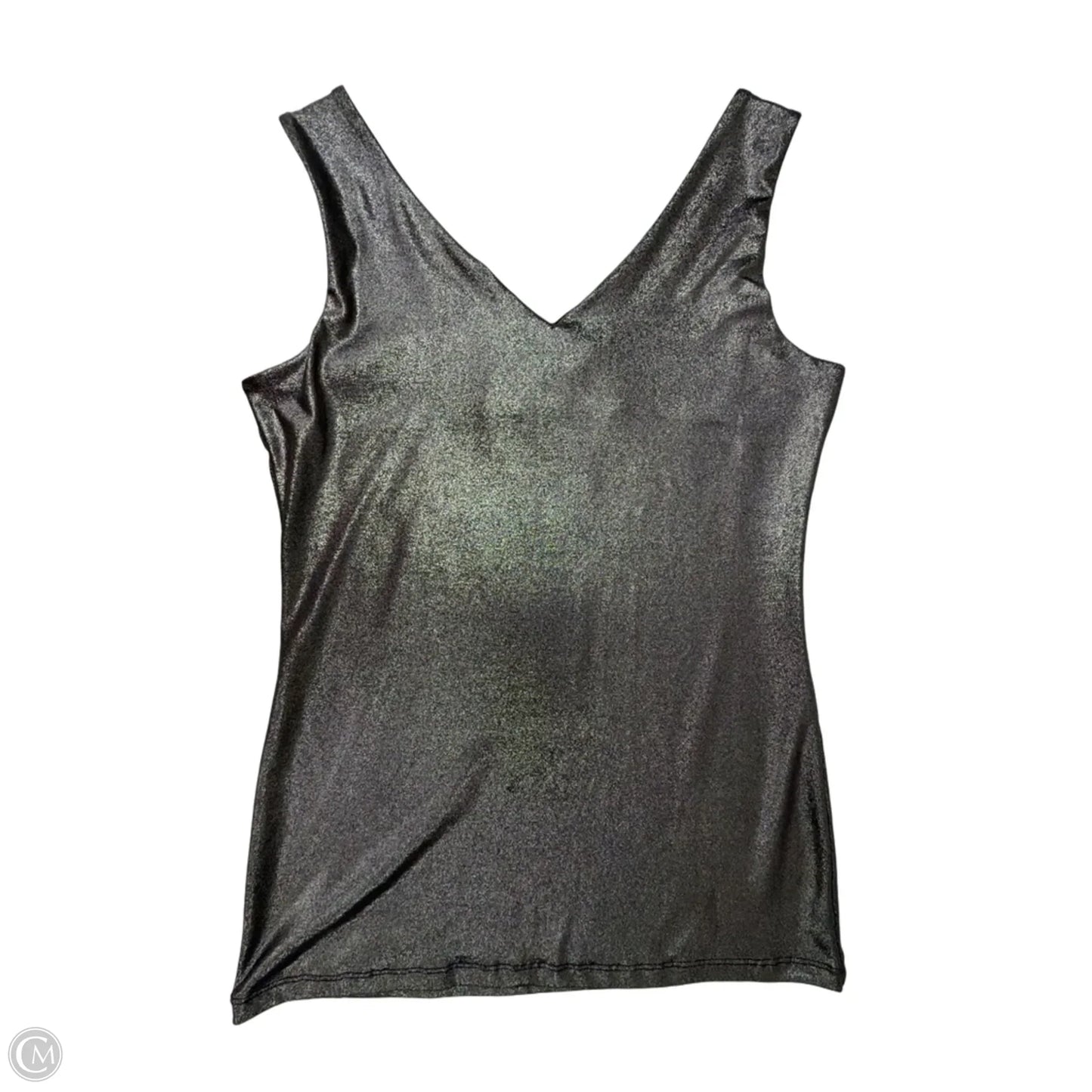 Tank Top By Cache In Silver, Size: S