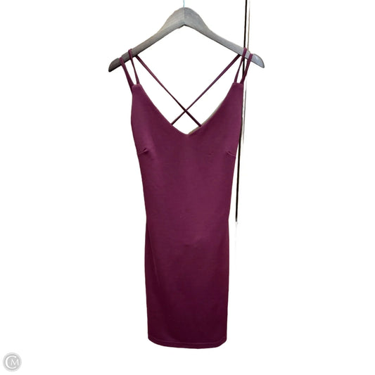 Dress Casual Short By Mokoru In Maroon, Size: Xl