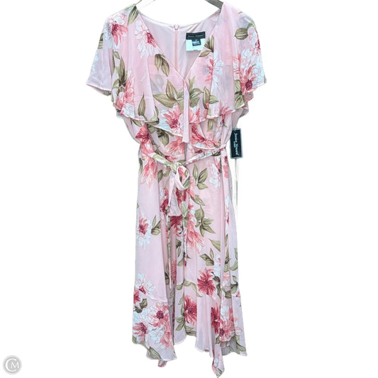 Dress Casual Midi By Jessica Howard In Floral Print, Size: Xl