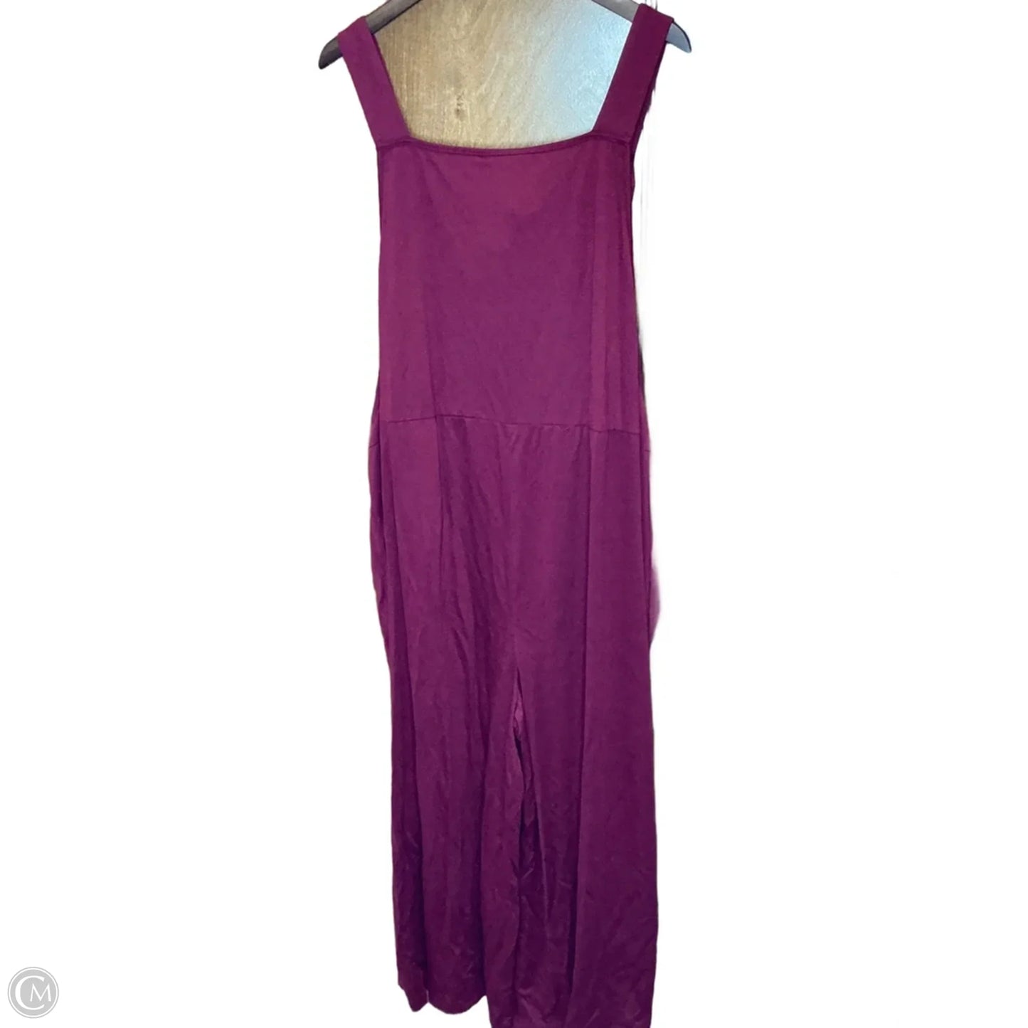 Overalls By Bloomchic In Maroon, Size: 2x