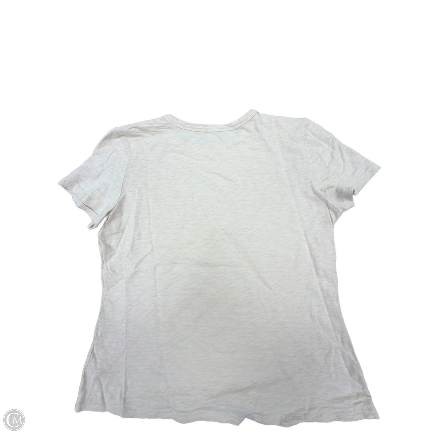 Top Short Sleeve Basic By C And C In Cream, Size: L
